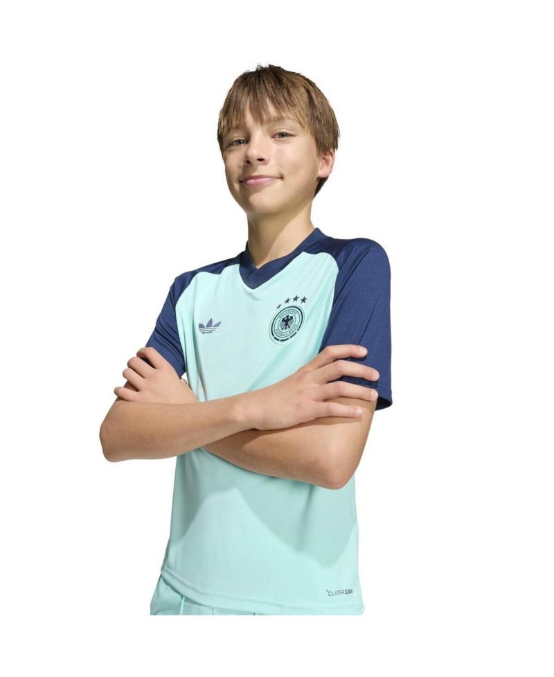 Big Boys and Girls Turquoise Germany National Team 2026 Pre-Match Jersey