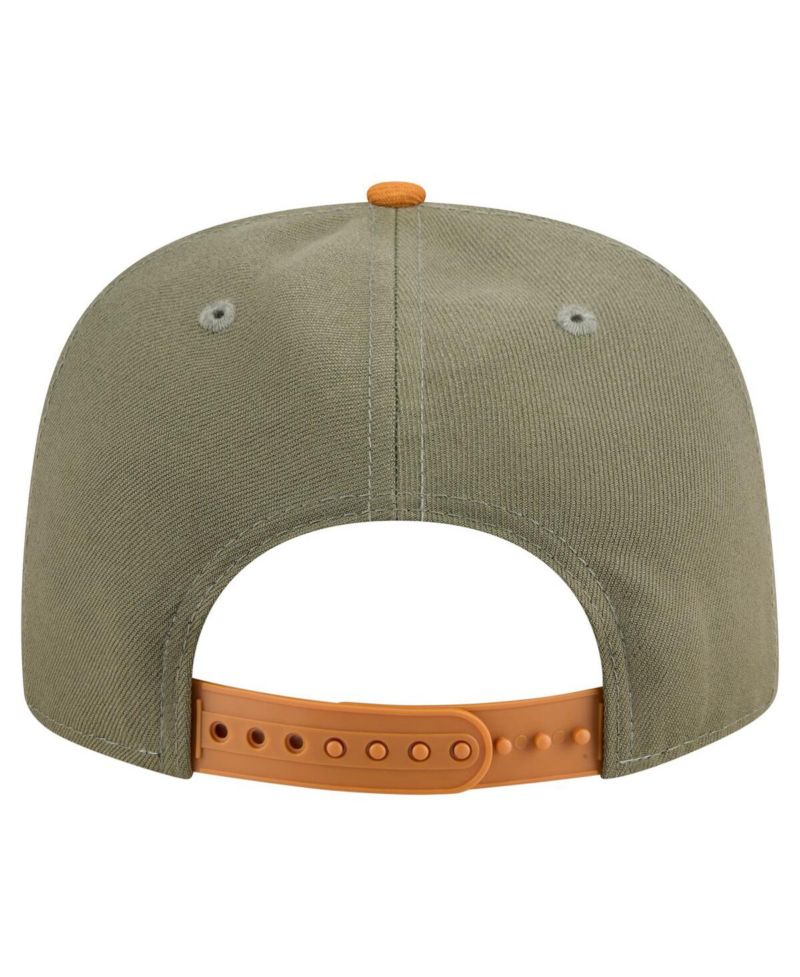 Men's Olive/Brown Dallas Cowboys Two-Tone A-Frame 9FIFTY Snapback Hat