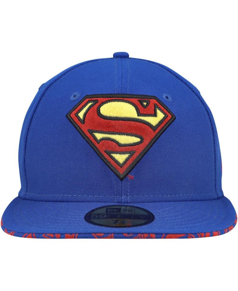 Men's Blue Superman 59FIFTY Fitted Hat