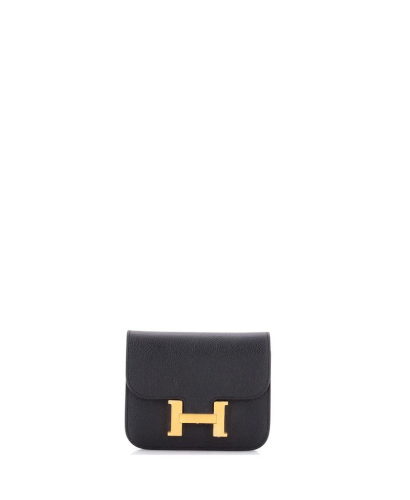 Pre-Owned Hermes Constance Slim Wallet Epsom