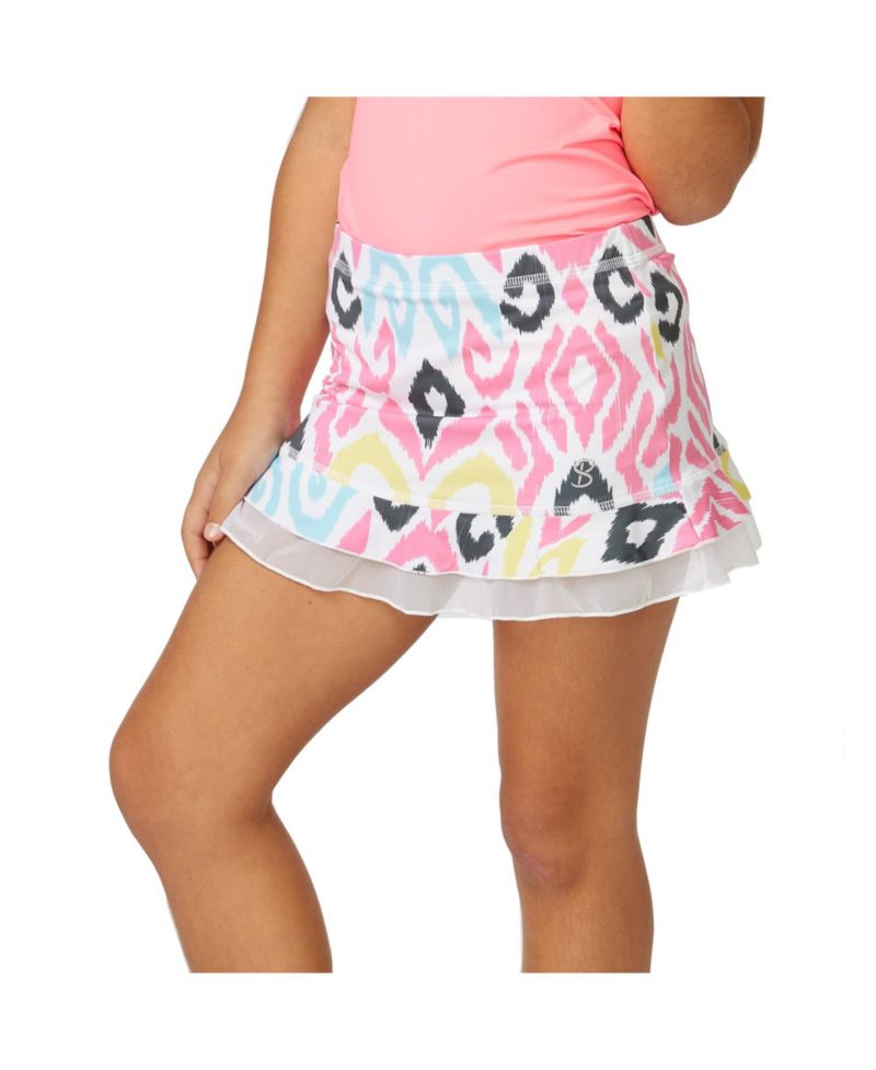 Girls UV Ruffle 11in Tennis Skirt