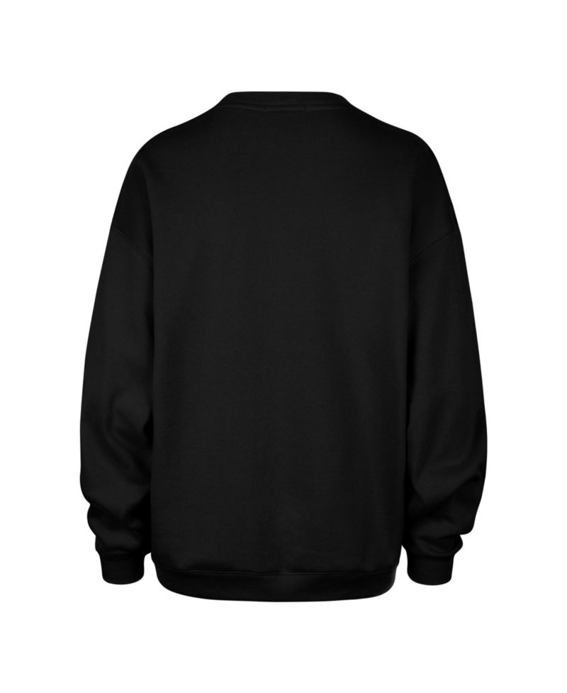 Women's Black San Antonio Spurs Imprint Oversized Sweatshirt