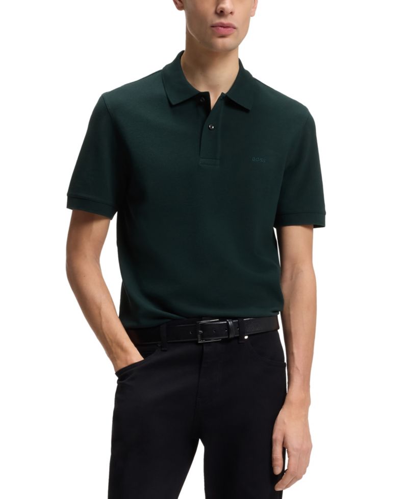 Men's Cotton Piqu&eacute; Pallas Logo Polo Shirt