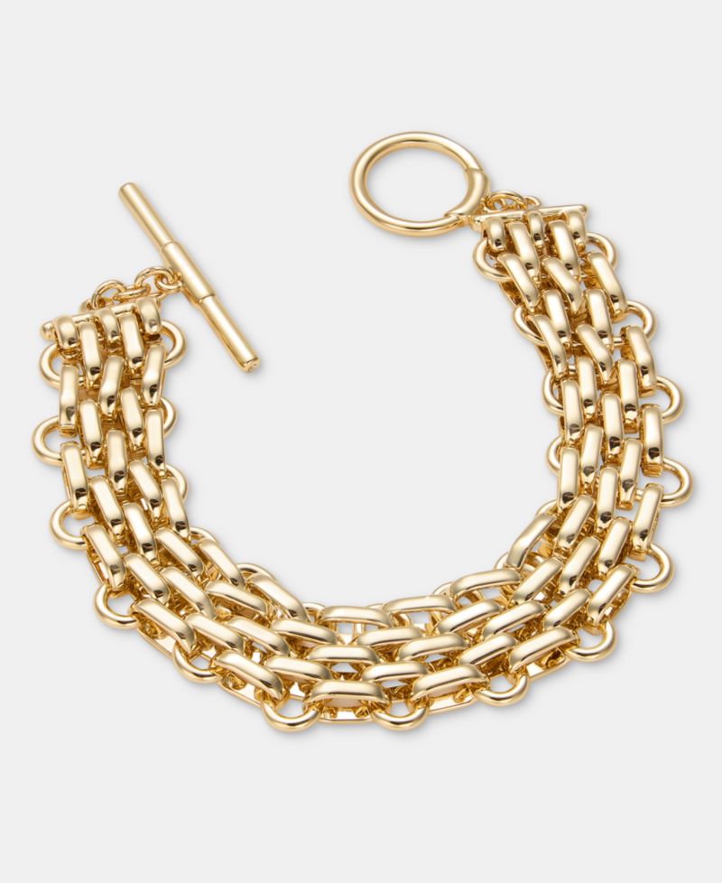 Rolo Chain Statement Flex Bracelet