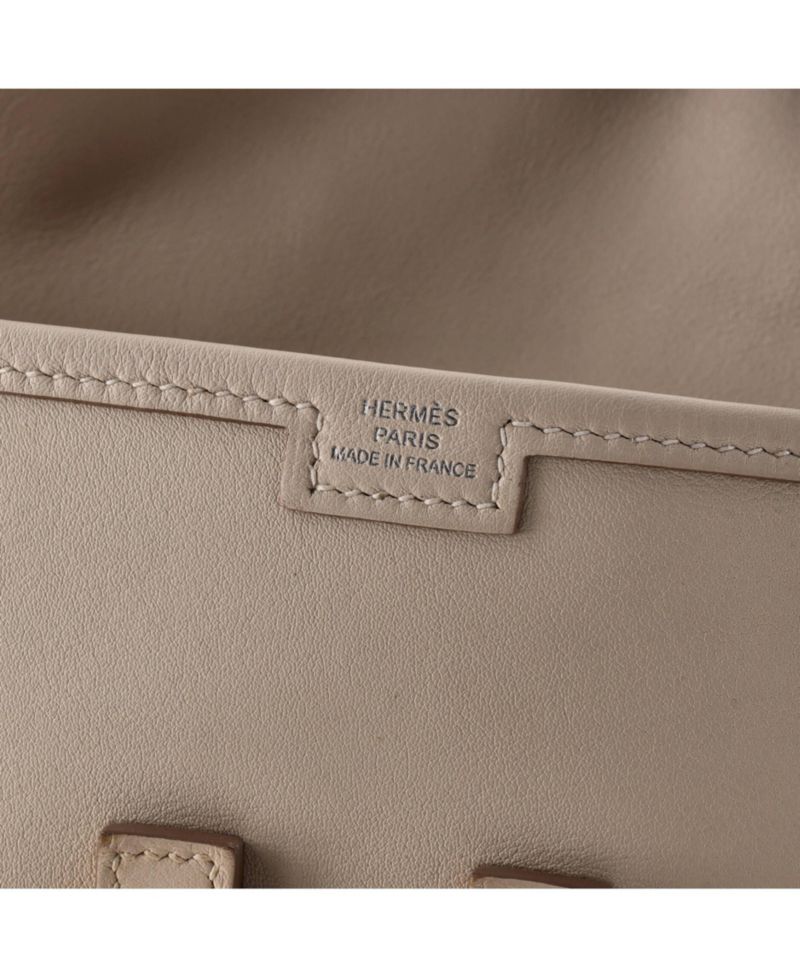 Pre-Owned Herm&eacute;s 29 Jige Elan Small Leather Clutch