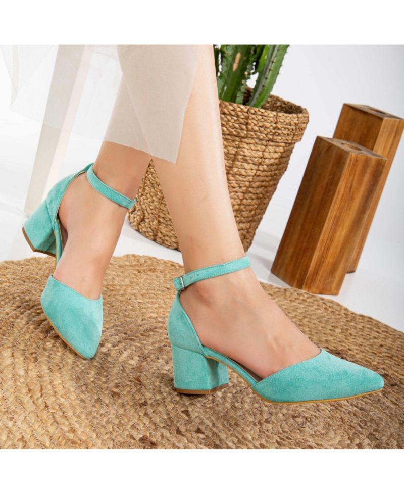 Marcelle Low Block Heel Pumps