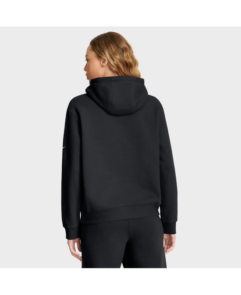 Women's Black Detroit Lions Club Fleece Pullover Hoodie