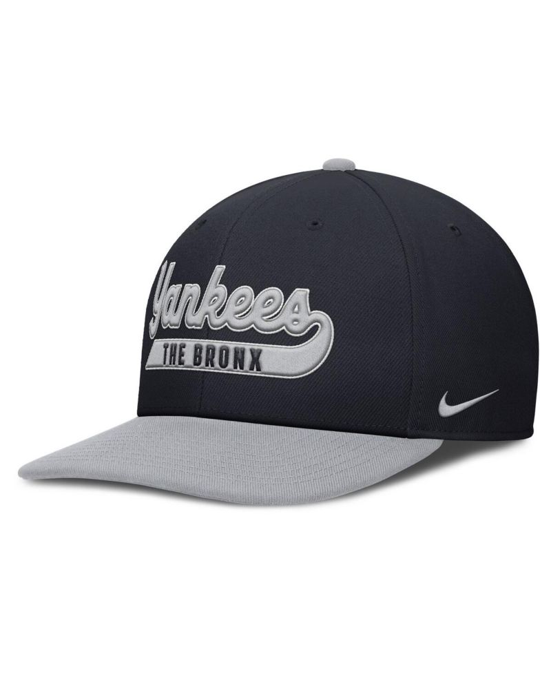 Men's Navy/Gray New York Yankees Pro Performance Snapback Hat