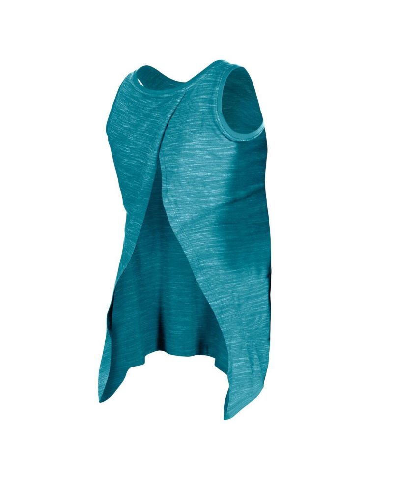 Women's Teal Jacksonville Jaguars Space Dye Active Tank Top
