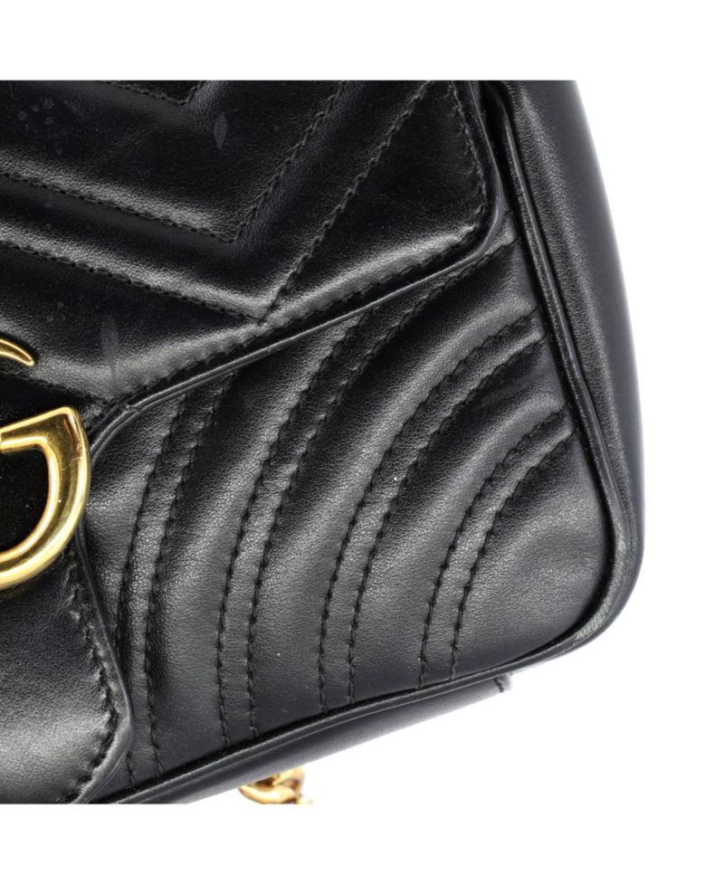Small GG Marmont Flap Bag Matelasse Leather
