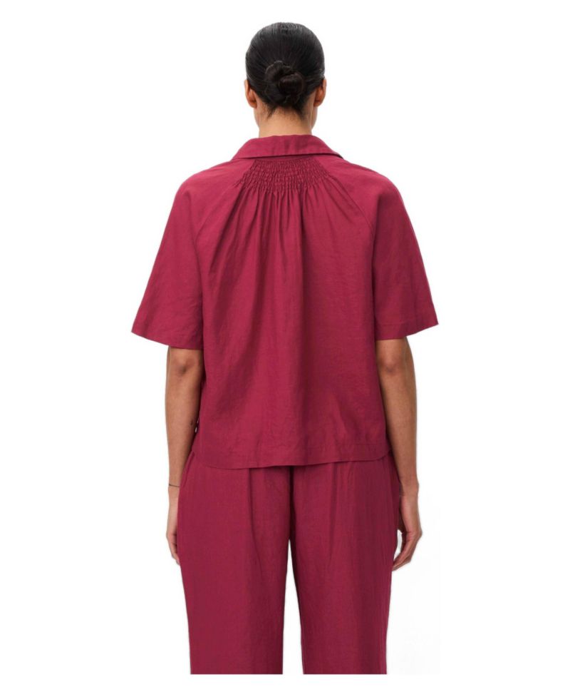 Women's Mairyssa Smock Back Linen Shirt