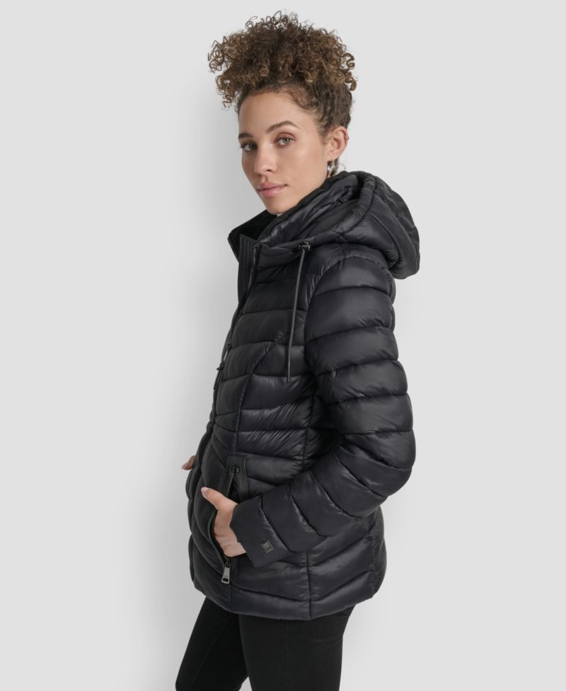 Women's Stand Collar Zipper-Front Coat