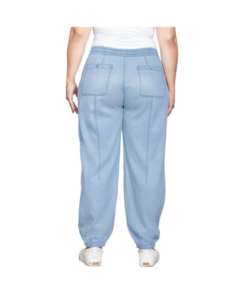 Women's Tencel Low-Slung Lounge Pull-On Jeans