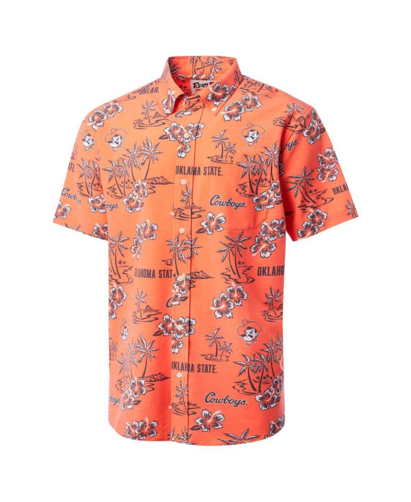 Men's Orange Oklahoma State Cowboys Classic Button-Up Shirt