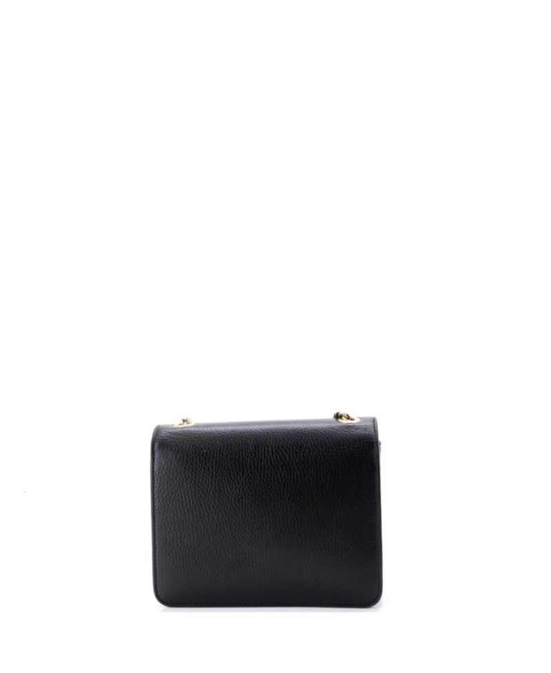 Small Interlocking Shoulder Bag Leather