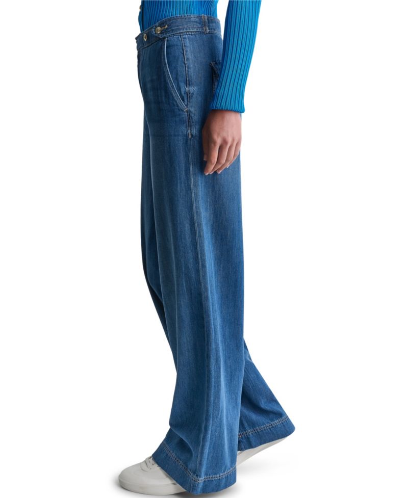 Women's Ultra High-Rise Wide-Leg Loose-Fit Jeans, 32" Inseam