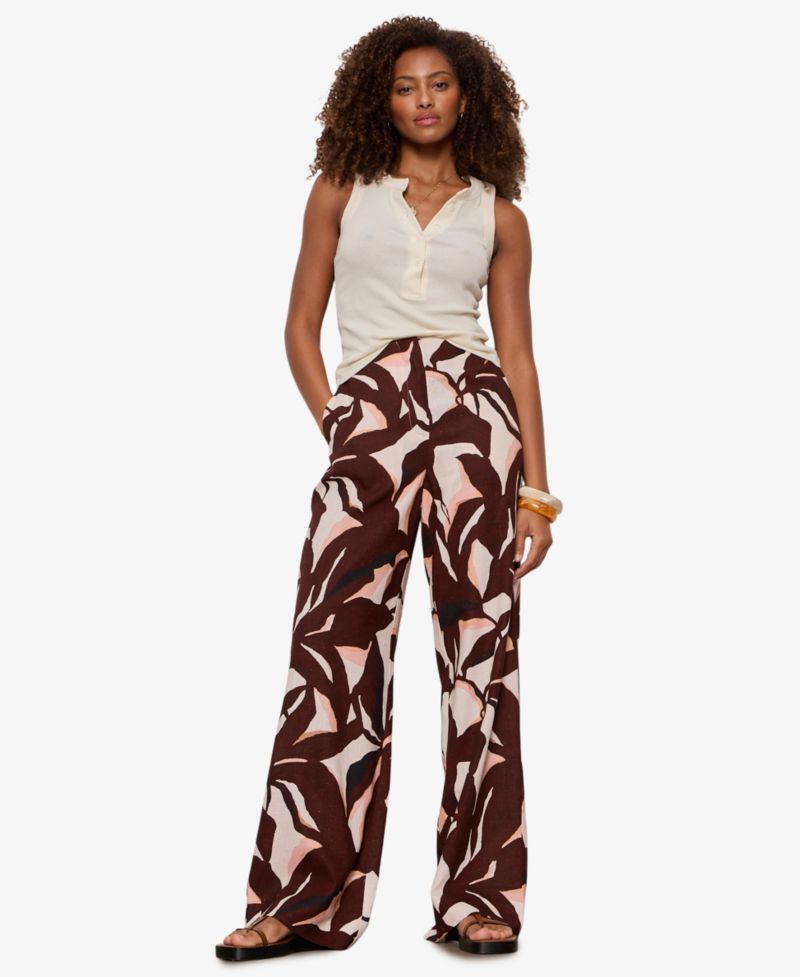 Women's Best Time Printed Mid-Rise Pants