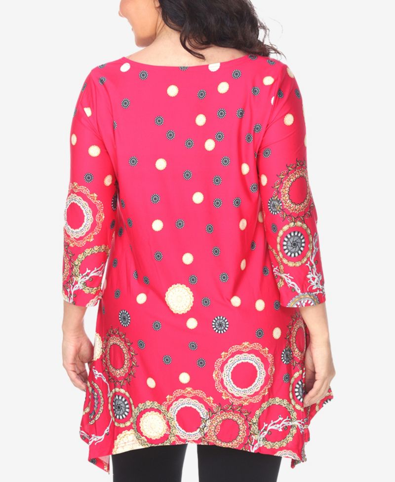 Plus Size Erie 3/4 Sleeve Tunic Top