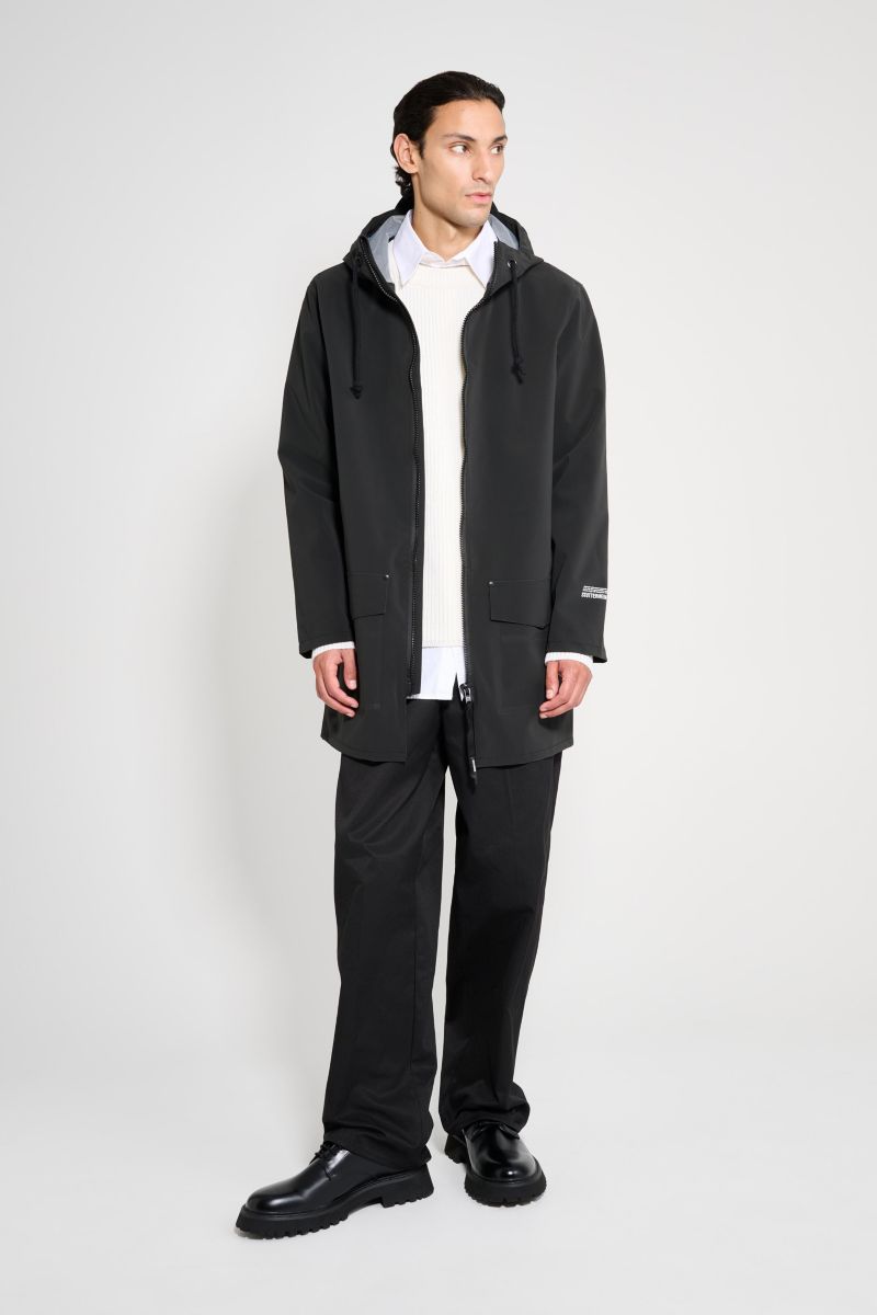 Men's Stockholm Patch Matte Raincoat