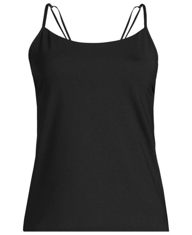 Women's Tugless QuickDry Adjustable Strappy Back Tankini Top