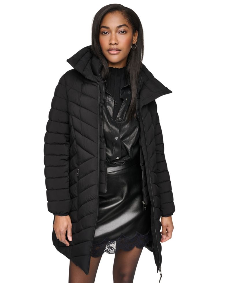 Women's Bibbed Packable Puffer Coat