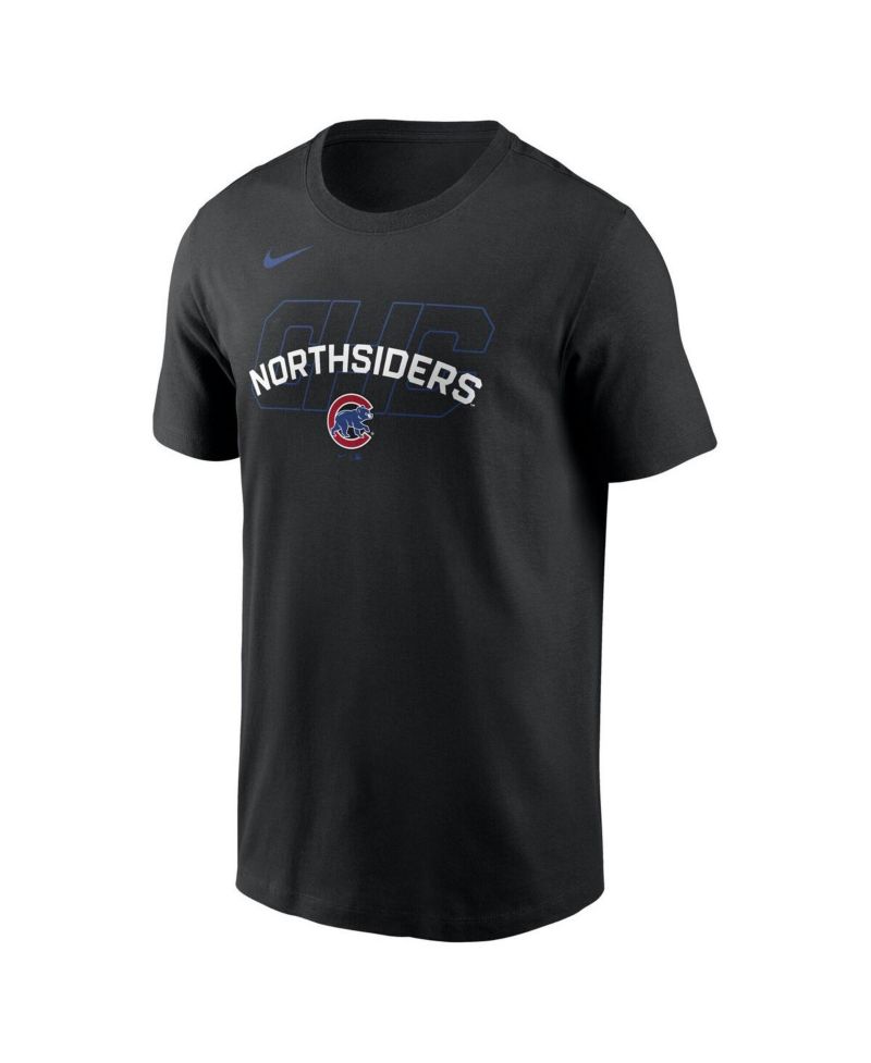 Men's Black Chicago Cubs Primetime Fashion T-Shirt