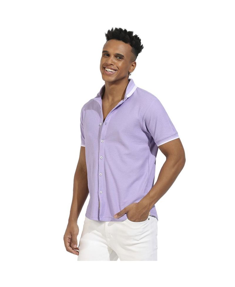 Men's Honeycomb Knit Shirt