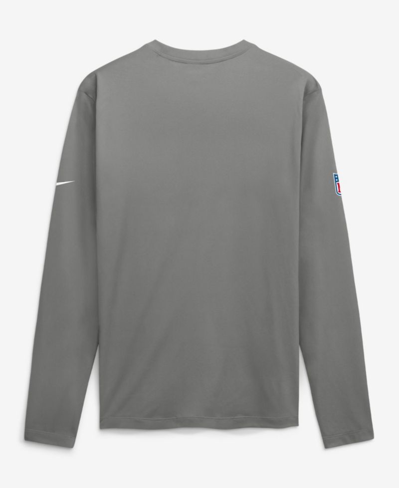 Men's Gray Buffalo Bills Legend Small Logo Dri-FIT Long Sleeve T-Shirt