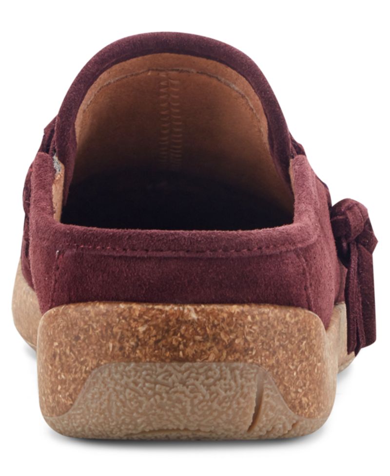 Women's Rosalin Suede Braided Slip-On Clogs