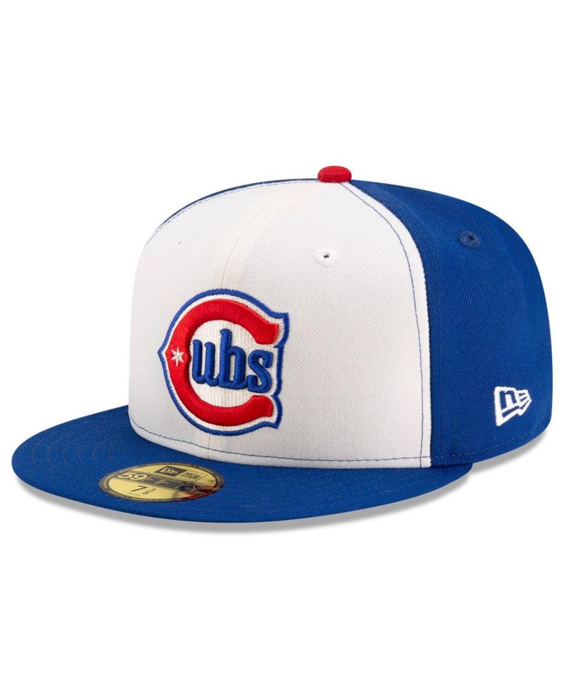 Men's White/Royal Chicago Cubs Alternate Authentic Collection On-Field 59FIFTY Fitted Hat