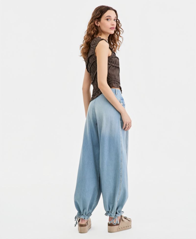 Women's We The Free Lotus Tie Hem Balloon Jeans
