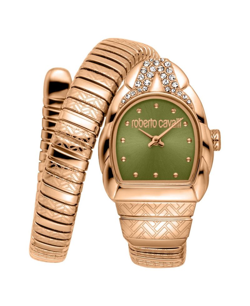 Women's Aurora Quartz IP Stainless Steel Bracelet Watch