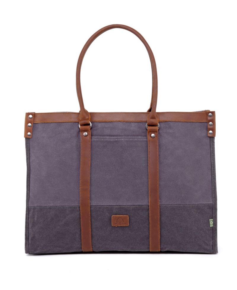 Stone Creek Waxed Canvas Tote Bag