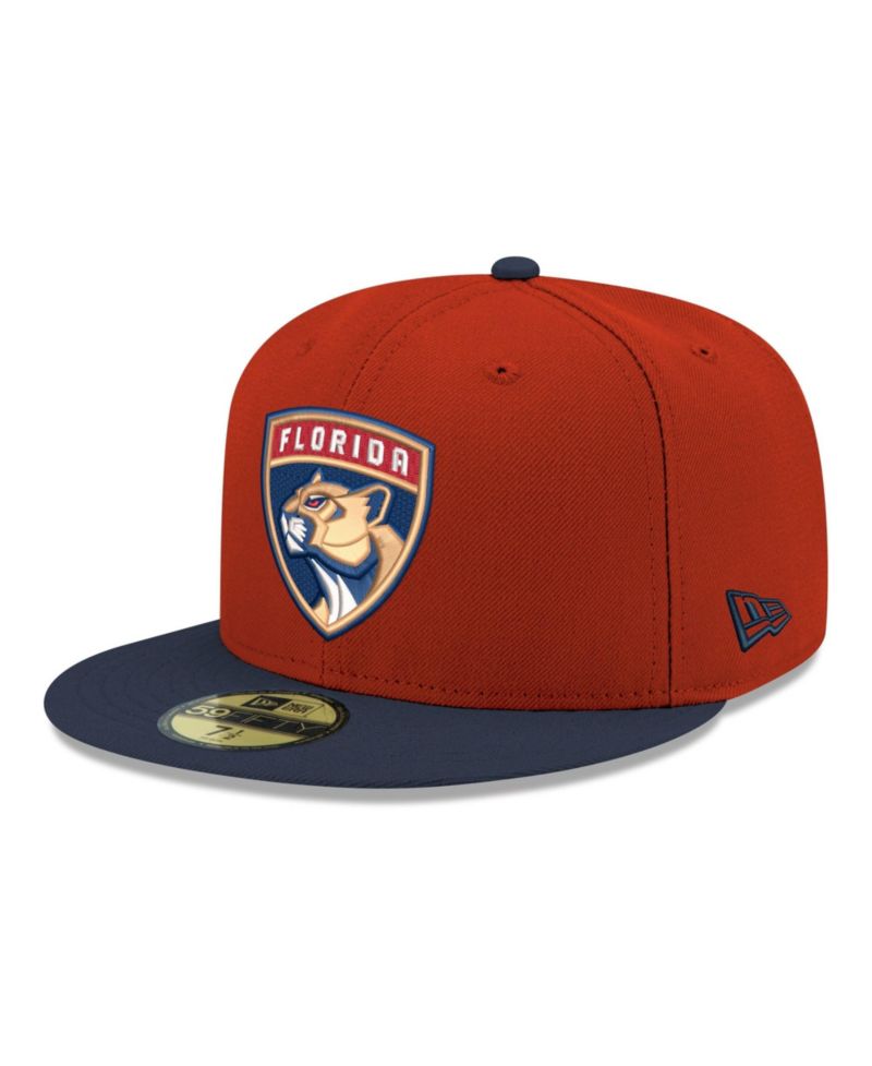Men's Red Florida Panthers Core Logo Two-Tone 59FIFTY Fitted Hat