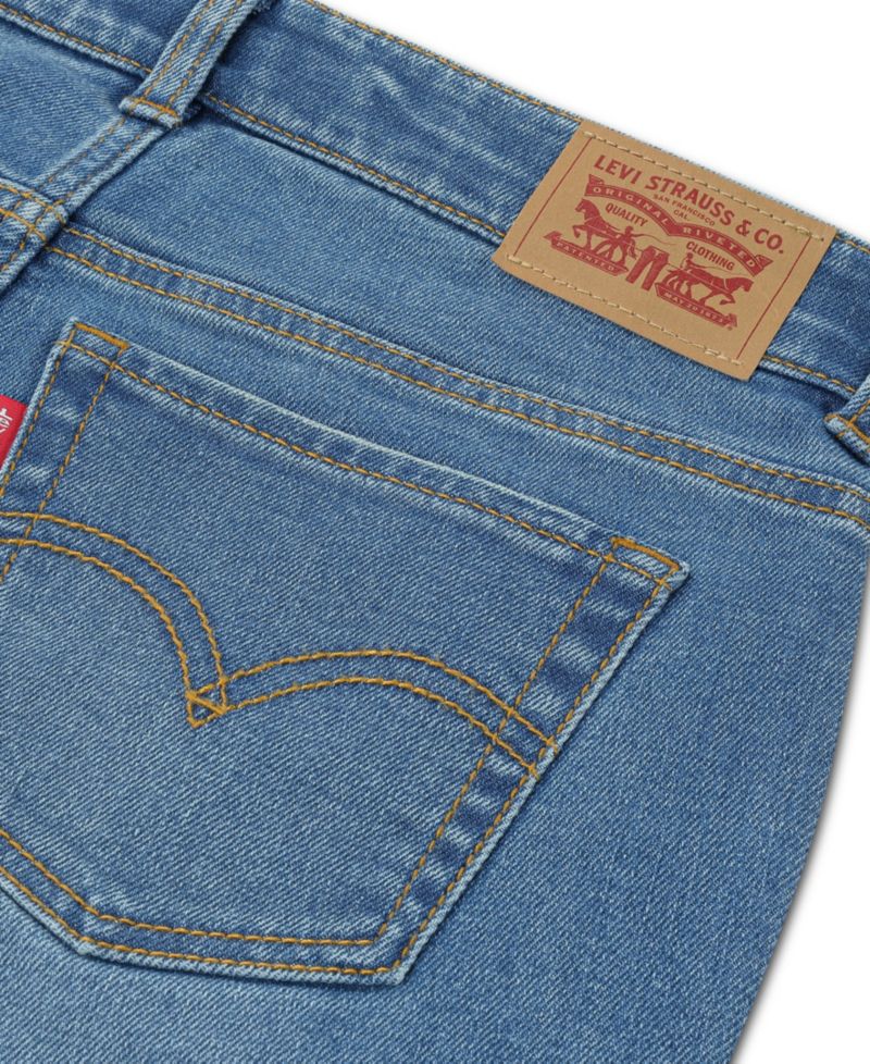 Girls' 7-16 Regular Rise Straight Jeans
