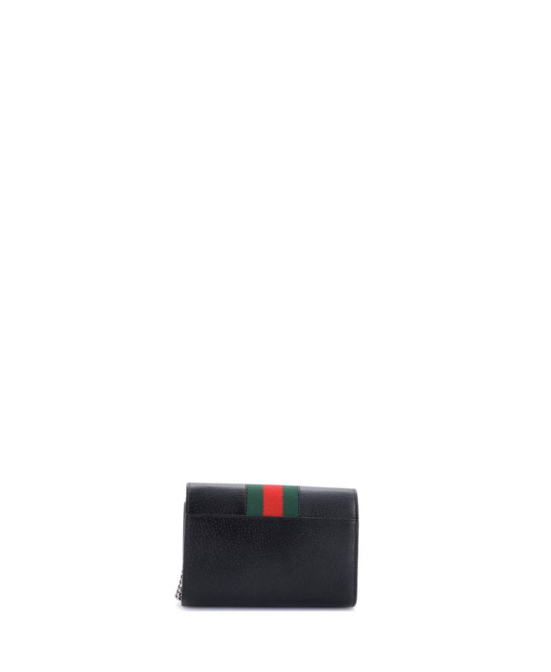 Small Dionysus Web Chain Wallet Leather