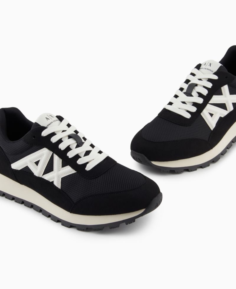 Men's Drop Logo Mesh Sneakers