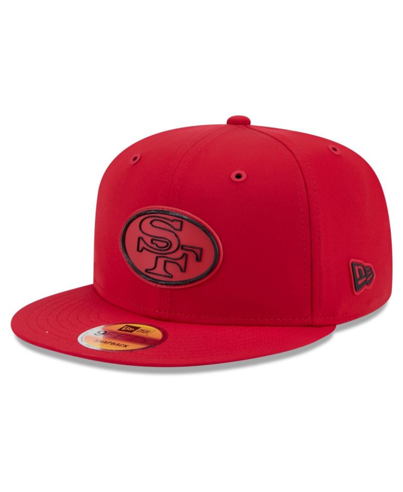 Men's Scarlet San Francisco 49ers 2026 Sideline Throwback 9FIFTY Snapback Hat