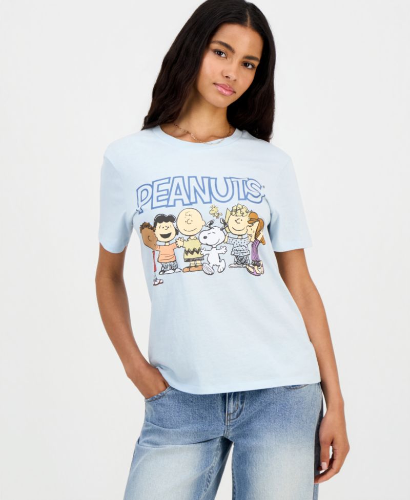 Juniors' Friends Graphic-Print Crewneck Tee