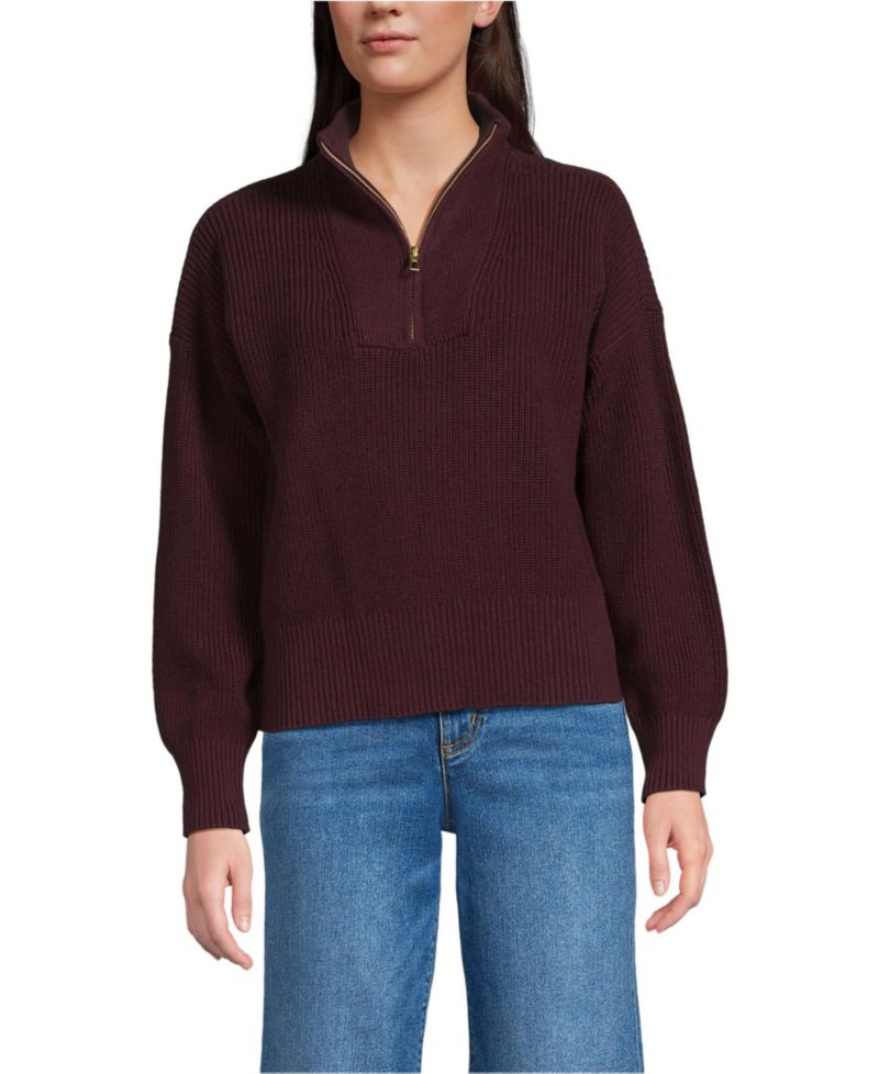 Women's Drifter Shaker Wedge Quarter Zip Sweater