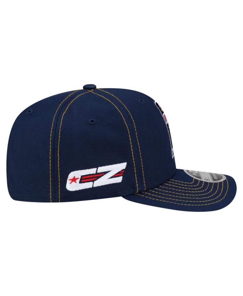 Men's Navy Connor Zilisch Trackhouse Driver Firesuit 9SEVENTY Adjustable Hat