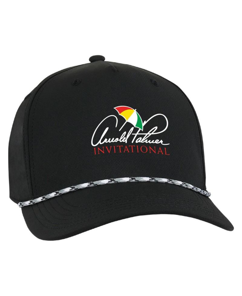Men's and Women's Black Arnold Palmer Invitational Alto Adjustable Rope Hat