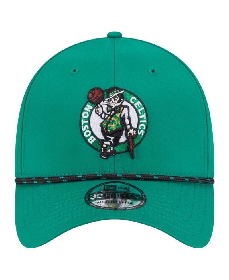 Men's Kelly Green Boston Celtics Featherweight Poly Rope Flex 39Thirty Hat