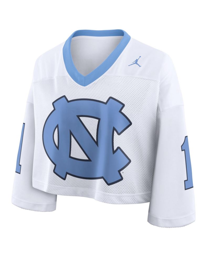 Women's North Carolina Tar Heels V-Neck Cropped Fashion Top