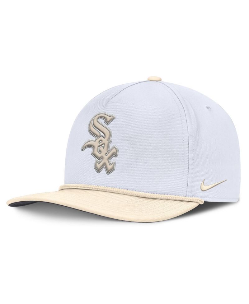 Men's White/Cream Chicago White Sox Pro Performance Snapback Hat