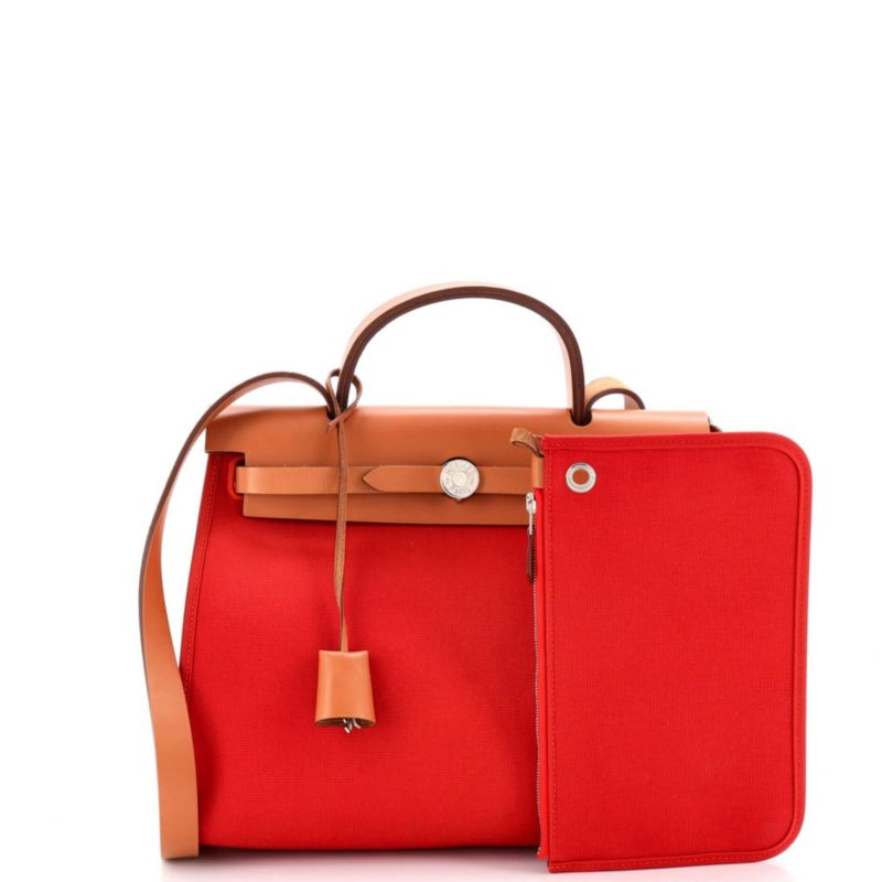 31 Herbag Zip Leather and Toile