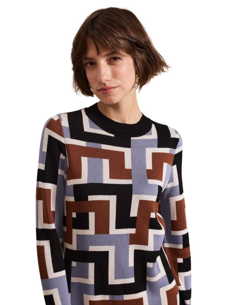 Women's Brianna Crew Neck Knitted Dress