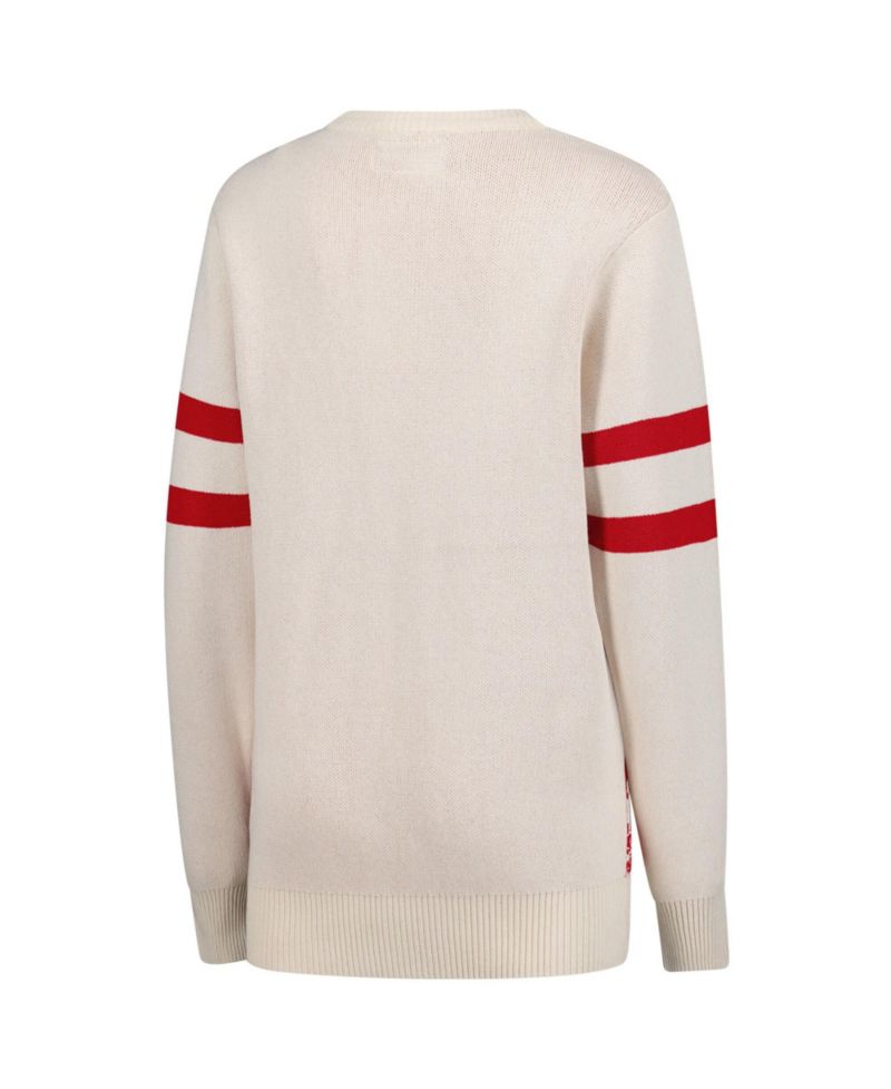 Men's and Women's Cream Alabama Crimson Tide Renew Knit Stadium Sweater