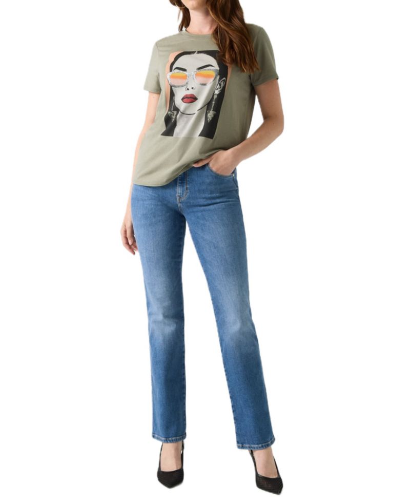 Women's Sunglass Mood Easy Retro Graphic T-Shirt