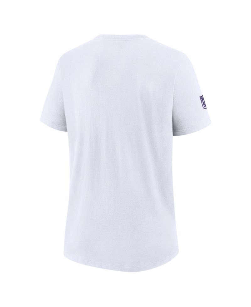 Women's White Minnesota Vikings Sideline Alt Dri-FIT T-Shirt